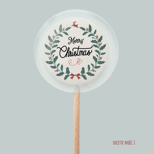 sucette merry christmas