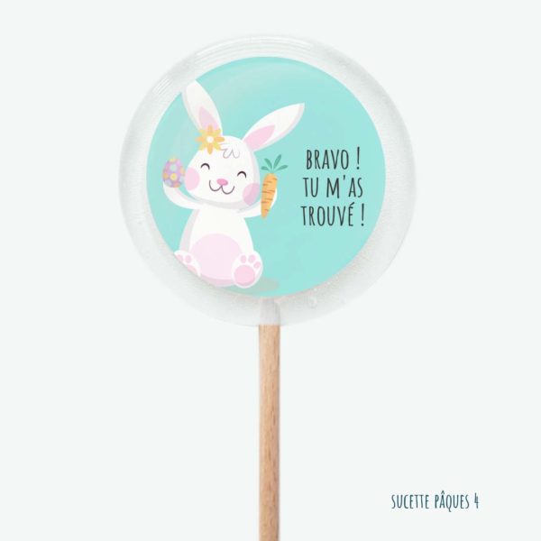 Sucettes personnalisées Joyeuses Pâques – Image 7