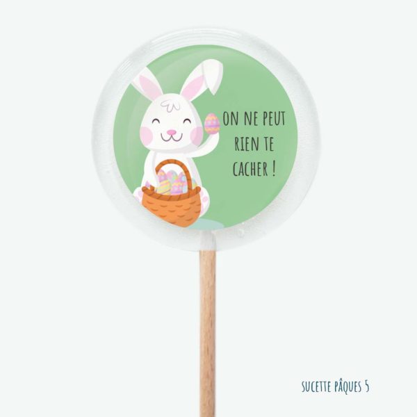 Sucettes personnalisées Joyeuses Pâques – Image 8
