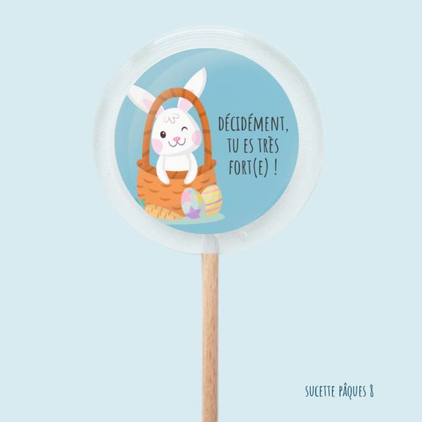 Sucettes personnalisées Joyeuses Pâques – Image 10