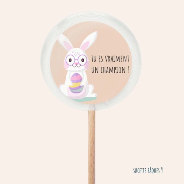Sucettes personnalisées Joyeuses Pâques – Image 11