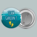 Badge personnalisé “Team garçon”