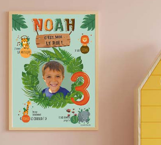 poster personnalisé