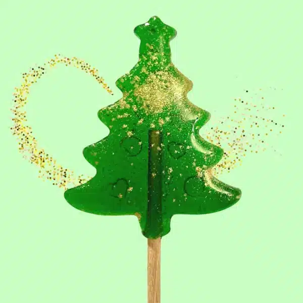 sucette personnalisée sapin formes