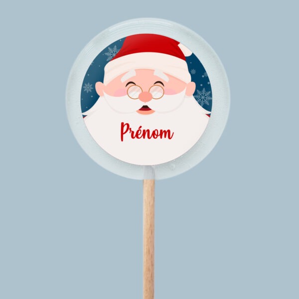 sucette personnalisée Père Noël
